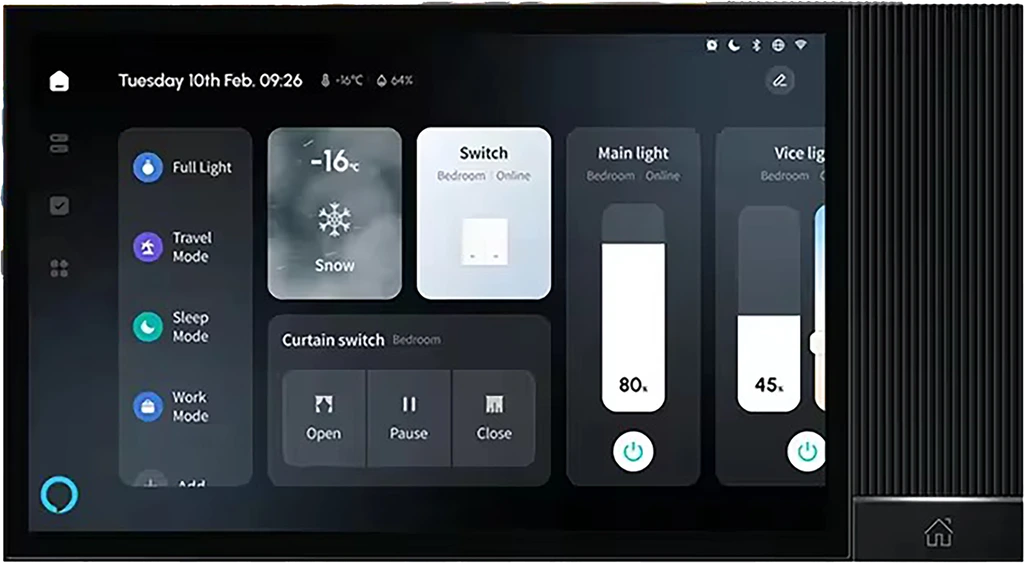 8 Inch Touch Panel Without Knob