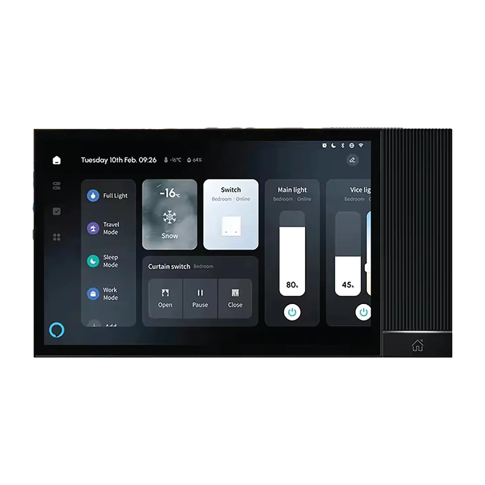 8 Inch Touch Panel Without Knob