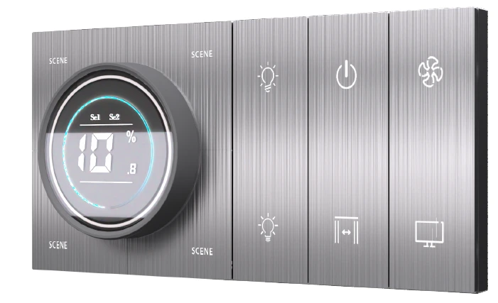 10S + Knob Stellar Smart Switch (Brushed Aluminum)