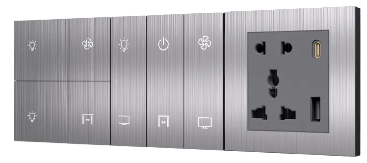 10S + SK Stellar Smart Switch (Brushed Aluminum)