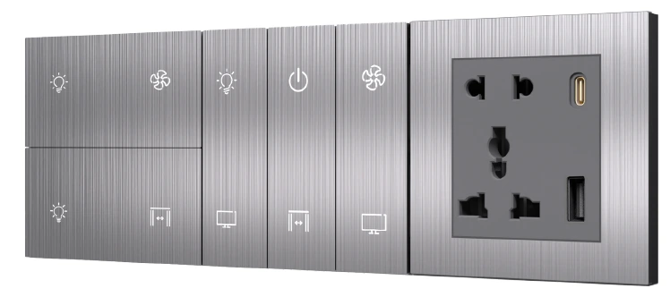 10S + SK Stellar Smart Switch (Brushed Aluminum)