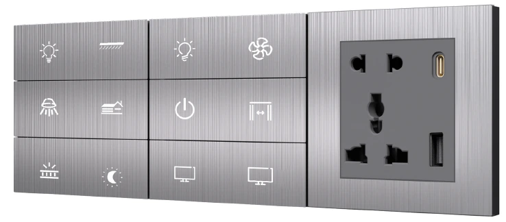 12S + SK Stellar Smart Switch (Brushed Aluminum)