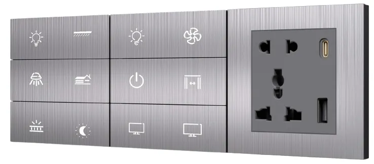 12S + SK Stellar Smart Switch (Brushed Aluminum)