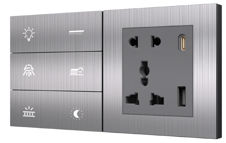 6S + SK Stellar Smart Switch (Brushed Aluminum)