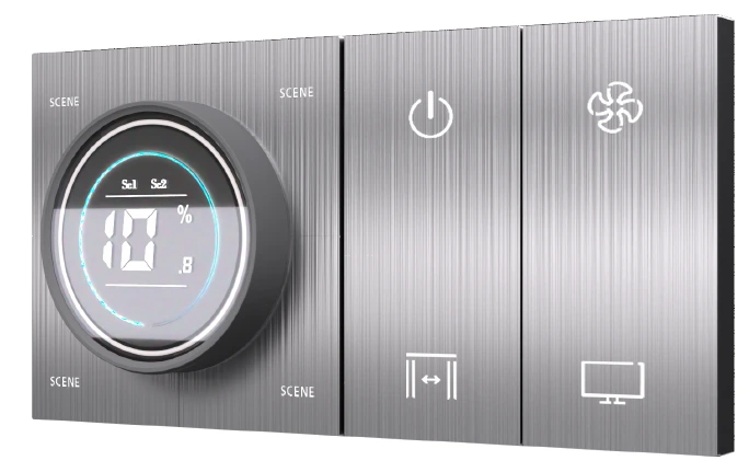 8S + Knob Stellar Smart Switch (Brushed Aluminum)