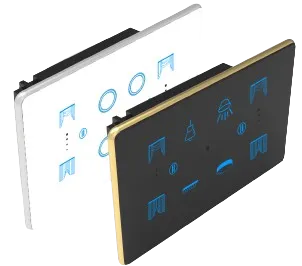 4S+2C Smart Touch Switch (Black, Black, WiFi)