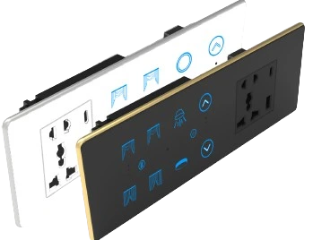 2S+1F+2C+1SK Smart Touch Switch