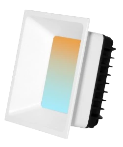 Non-Smart Deep Panel Light (12W, White, Square, 3000K)